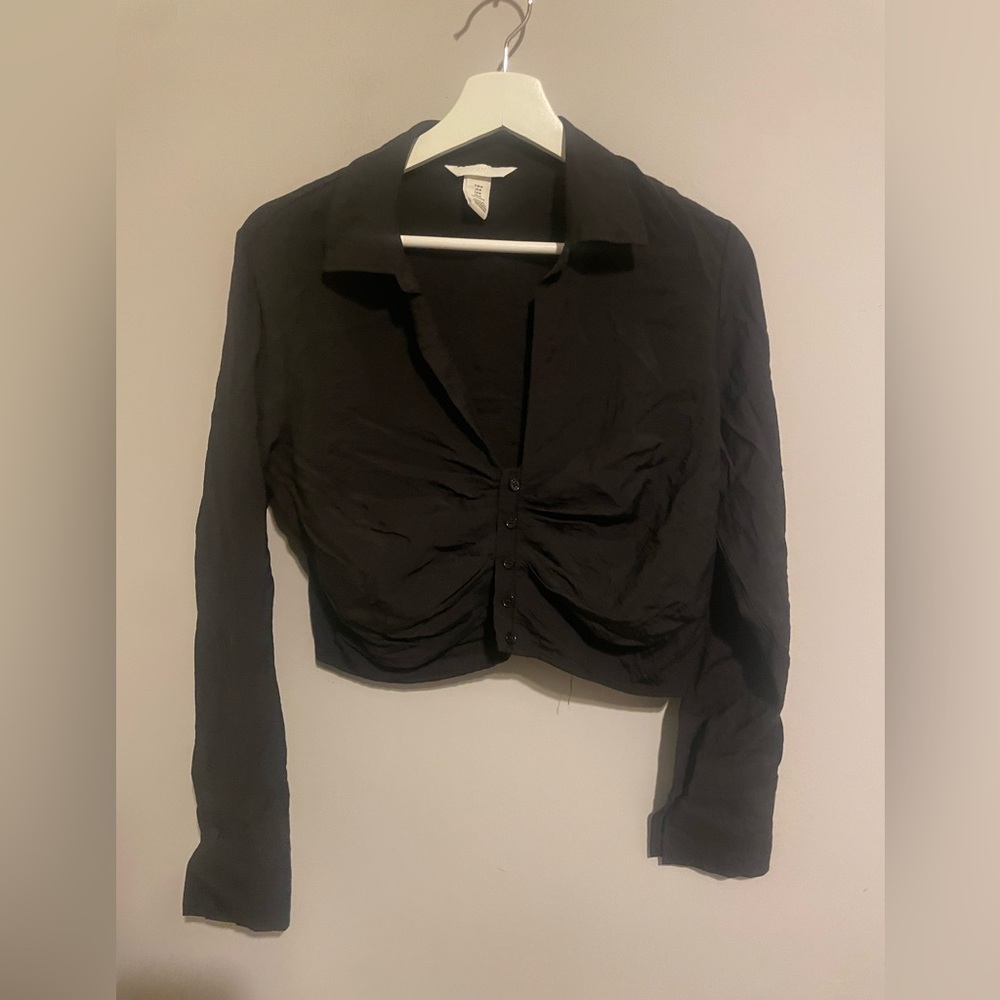 H&M Draped Waist Blouse medium‎